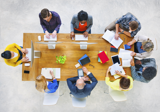 Group of Diverse Various Occupations People Meeting